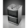 AEG 60cm Gas Cooker with Lid - Stainless Steel