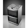 AEG CGB6133CCM 60cm Double Oven Gas Cooker With Lid - Stainless Steel