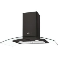 Candy CGM100NN 100cm Cooker Hood With Curved Glass Canopy - Black