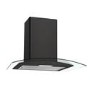 Candy 60cm Curved Glass Cooker Hood - Black