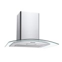 CGM60NX1 Candy 60cm Curved Glass Cooker Hood - Stainless Steel