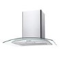 Candy 60cm Curved Glass Cooker Hood - Stainless Steel
