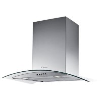 Candy CGM61X Curved Glass 60cm Chimney Hood Stainless Steel - 1 Only To Clear