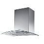 Candy CGM61X Curved Glass 60cm Chimney Hood Stainless Steel - 1 Only To Clear