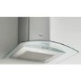 Candy 60cm Chimney Cooker Hood With Curved Glass Canopy - Stainless Steel