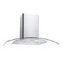 Candy 90cm Curved Glass Cooker Hood - Stainless Steel