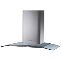 Candy CGM91X Curved Glass 90cm Chimney Hood Stainless Steel