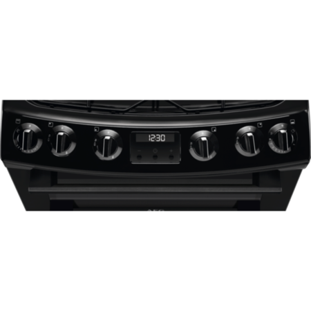 AEG 60cm Gas Cooker with Lid - Black
