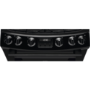AEG 60cm Gas Cooker with Lid - Black