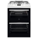 CGX6130ACW AEG 60cm Gas Cooker with Lid - White
