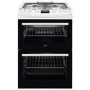AEG 60cm Gas Cooker with Lid - White