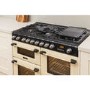 GRADE A2 - Hotpoint CH10755GFS Traditional 100cm Gas Range Cooker - Cream