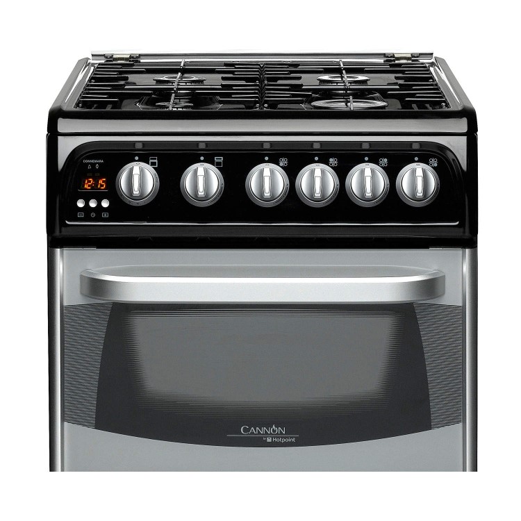 Hotpoint CH50GCIS Connemara Twin Cavity 50cm Gas Cooker Silver