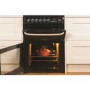 GRADE A2 - Hotpoint CH60DHKFS Harrogate 60cm Double Oven Dual Fuel Cooker - Black