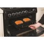 GRADE A2 - Hotpoint CH60DHKFS Harrogate 60cm Double Oven Dual Fuel Cooker - Black