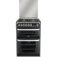 GRADE A2 - Hotpoint CH60DHKF Harrogate Double Oven 60cm Dual Fuel Cooker - Black