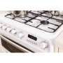GRADE A2 - Hotpoint CH60DHWFS Harrogate Double Oven 60cm Dual Fuel Cooker - White