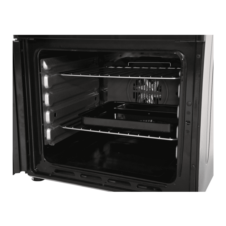 Hotpoint Cannon Double Oven 60cm Electric Cooker with Ceramic Hob - Black