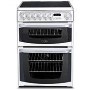 GRADE A1 - Hotpoint CH60EKWS Kendal 60cm Double Oven Electric Cooker With Ceramic Hob - White