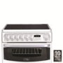 GRADE A1 - Hotpoint CH60EKWS Kendal 60cm Double Oven Electric Cooker With Ceramic Hob - White