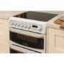 GRADE A1 - Hotpoint CH60EKWS Kendal 60cm Double Oven Electric Cooker With Ceramic Hob - White