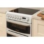 GRADE A2 - Hotpoint CH60EKWS 60cm Wide Double Oven Electric Cooker With Ceramic Hob White