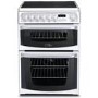Hotpoint CH60EKW Kendal Double Oven 60cm Electric Cooker with Ceramic Hob - White
