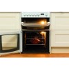 GRADE A1 - Hotpoint CH60EKW Kendal Double Oven 60cm Electric Cooker with Ceramic Hob - White