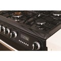 GRADE A1 - Hotpoint CH60GCIK Carrick Double Oven 60cm Gas Cooker Black