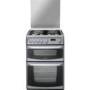 Hotpoint CH60GCIS Carrick Double Oven 60cm Gas Cooker in Silver
