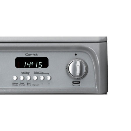 Hotpoint CH60GCIS Carrick Double Oven 60cm Gas Cooker in Silver
