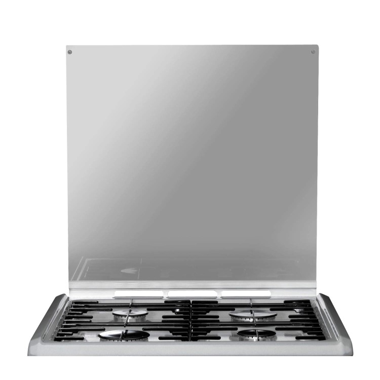 Hotpoint CH60GCIS Carrick Double Oven 60cm Gas Cooker in Silver