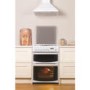 GRADE A2 - Hotpoint CH60GCIW Carrick Double Oven 60cm Gas Cooker - White