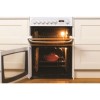 GRADE A2 - Hotpoint CH60GCIW Carrick Double Oven 60cm Gas Cooker - White
