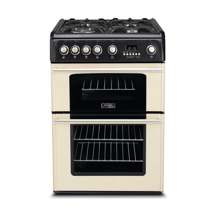 Hotpoint CH60GPCF Professional Double Oven 60cm Gas Cooker in Cream