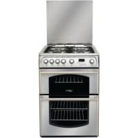 Hotpoint CH60GTXF Traditional Double Oven 60cm Gas Cooker Stainless Steel