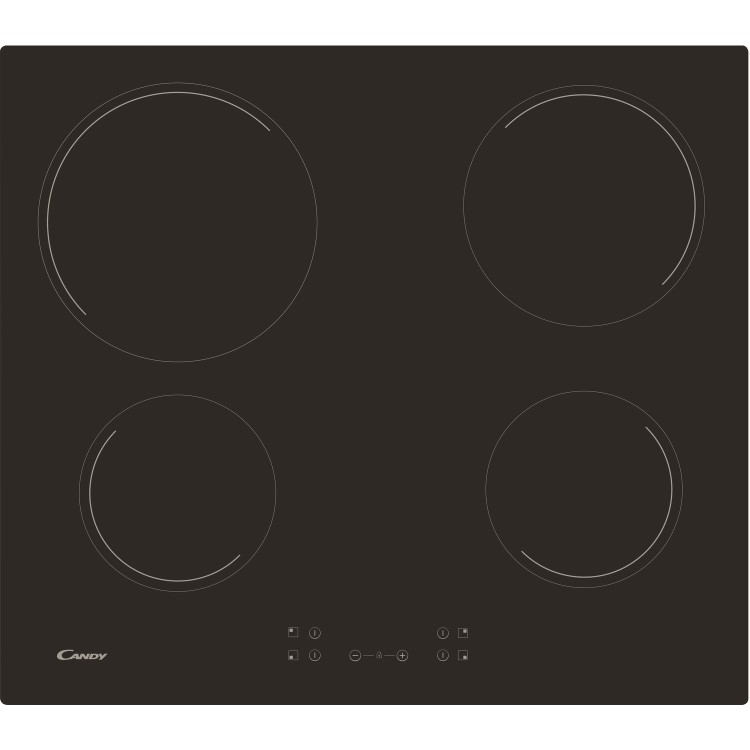 Candy 60cm 4 Zone Ceramic Hob - Black