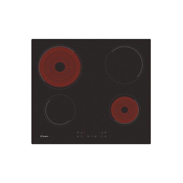 Candy 60cm 4 Zone Ceramic Hob - Black