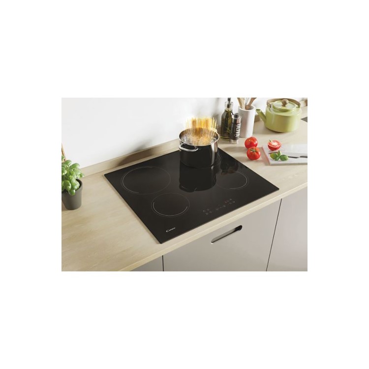 Candy 60cm 4 Zone Ceramic Hob - Black