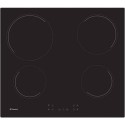 A2/CH64CCB Refurbished Candy CH64CCB 59cm 4 Zone Ceramic Hob