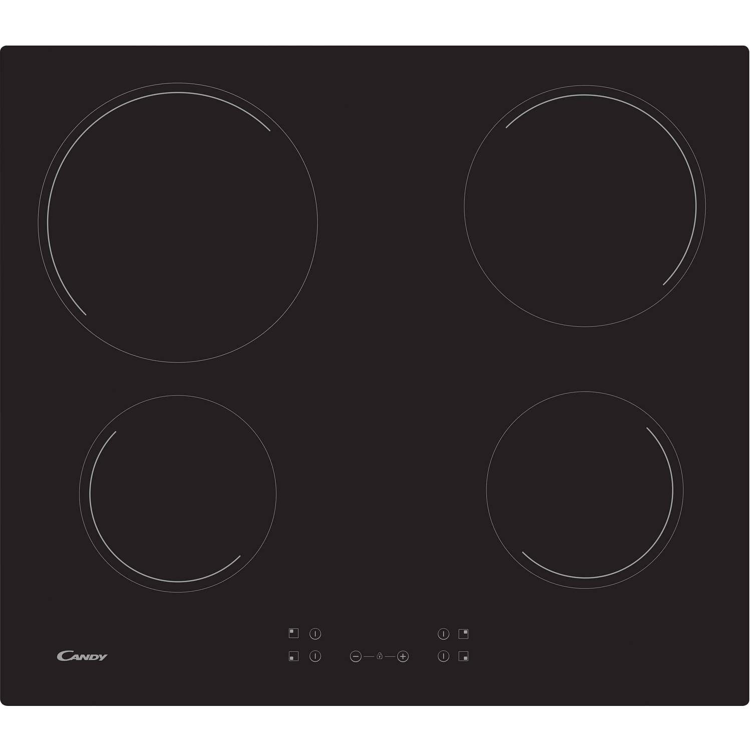 Candy Ch64ccb 59Cm 4 Zone Ceramic Hob 33801793