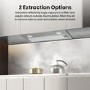 Hisense 60cm Canopy Cooker Hood – Stainless Steel