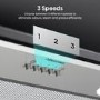 Hisense 60cm Canopy Cooker Hood – Stainless Steel