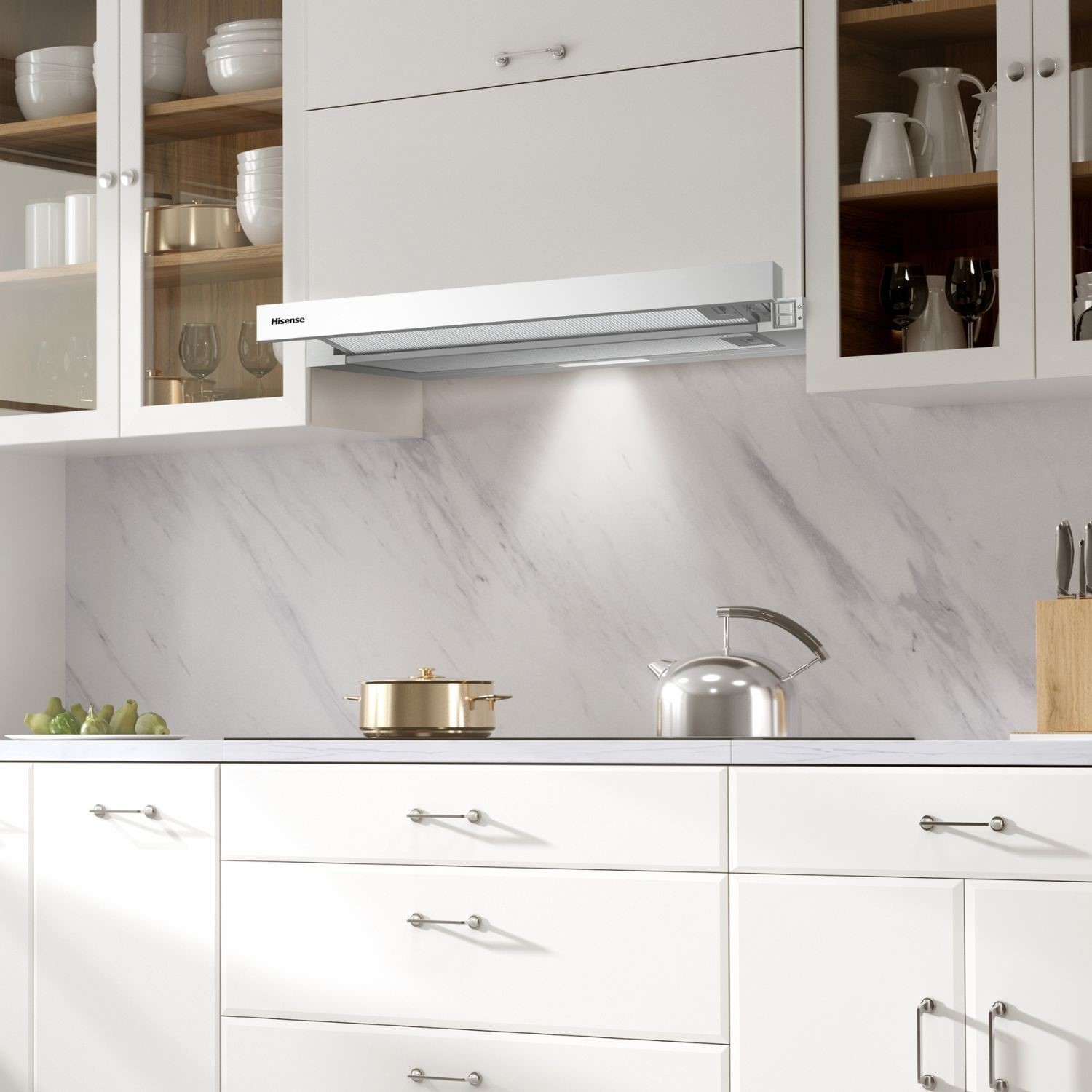 Hisense 60cm Telescopic Canopy Cooker Hood Stainless Steel CH6T10BXUK hisense-60cm-telescopic-canopy-cooker-hood-stainless-steel-ch6t10bxuk
