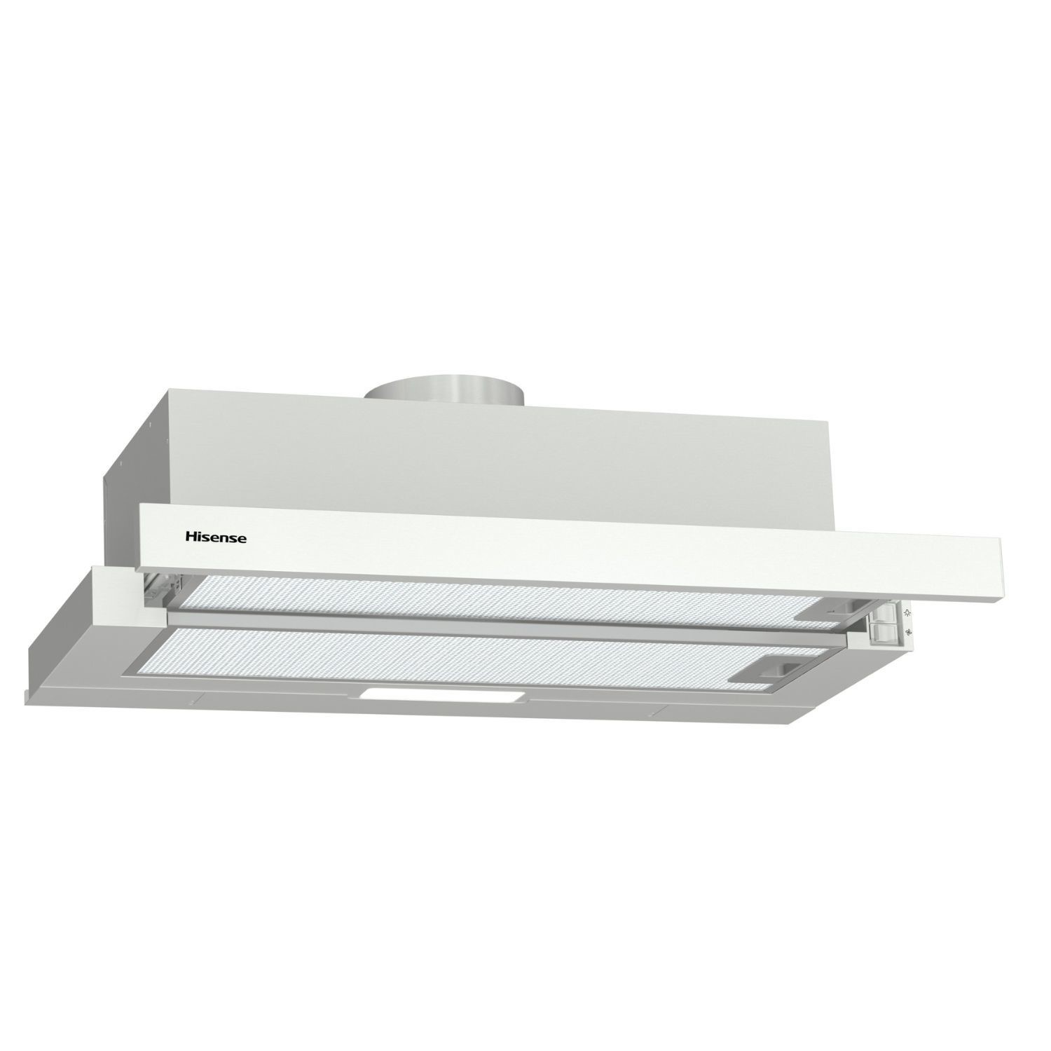 Hisense 60cm Telescopic Canopy Cooker Hood - Stainless Steel