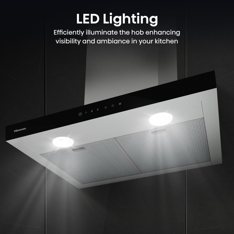 Hisense 60cm Chimney Cooker Hood – Stainless Steel