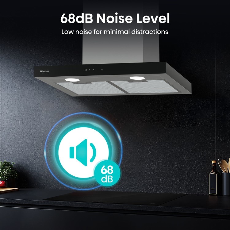 Hisense 60cm Chimney Cooker Hood – Stainless Steel