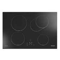 Candy CH742B 77cm Wide Touch Control Four Zone Ceramic Hob With Extendable Zones Black