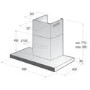 Hisense 90cm Slimline Chimney Cooker Hood - Stainless Steel