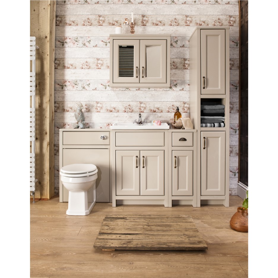 Grey Traditional Free Standing Bathroom W300 x H880mm CHART04